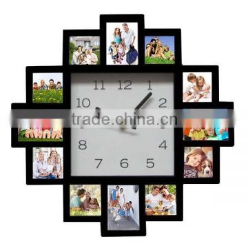 wall clock with 12 pcs of frame