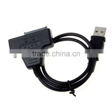 2016 Good Sale USB 2.0 To SATA 7+6 13Pin Slimline SATA HDD Cable Adapter Hard Drive