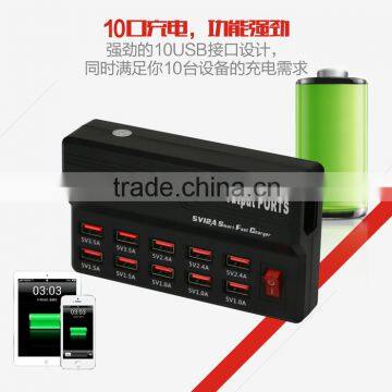 Factory Supplier Combo USB 2.0 High Speed 10 Ports HUB For Laptop PC/ 10 Ports Usb 2.0 Hub for Multi Usb Device