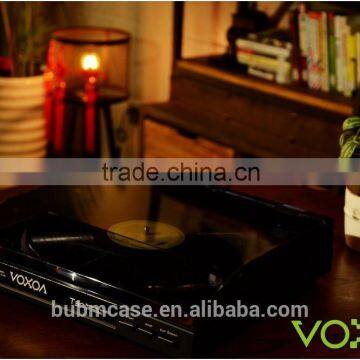 VOXOA T30 Full-Auto Belt Drive Motor USB Turntable with dust cover and AT cartridge