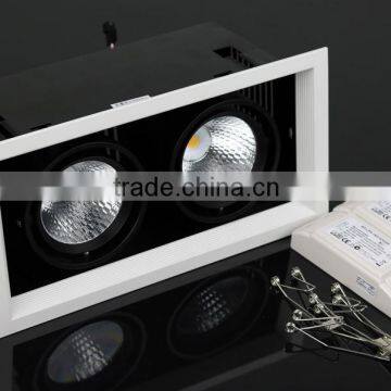 China Factory High Quality Led Power Supply Saa Approved 2*7w Led Grille Light photo-2