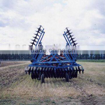 Light hydraulic offset disc harrow