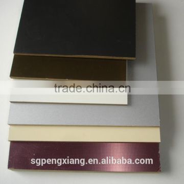 Colored wall panels aluminium faced MDF