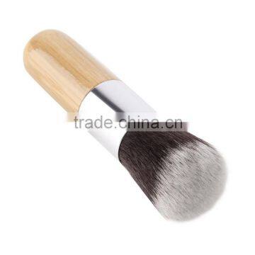 Flat Top Bamboo Buffer Handle Blush Makeup Tool Liquid Foundation Powder Brush photo-3