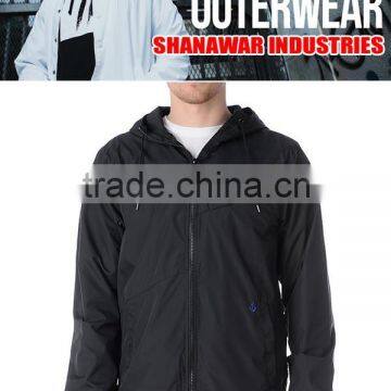 Black Windbreakers Jackets