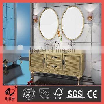 2016 New Design Double Sinks Stainless Steel Bathroom Cabinet 1024