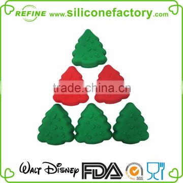 2015 eco-friendly Christmas tree silicone cake mold