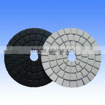 Diamond polishing pad