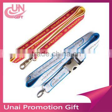 Hot Sale high quality polyester jacquard weave lanyard for ID card holder