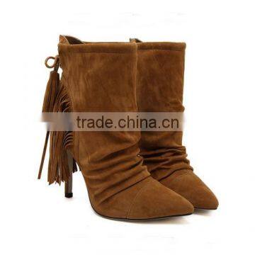 Sude Boots Christmas Shoes New Year Style 2017 PJ4411