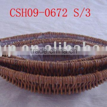 willow basket for garden or plant