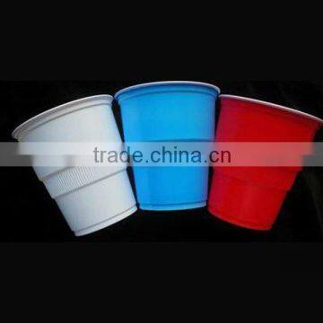 C098288,9oz(290ml) plastic 2 colors airline disposable PS cup