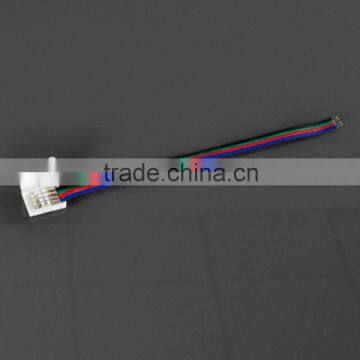 one end 10mm 4PIN CONNECTORS FOR 5050 RGB COLOR LED STRIP