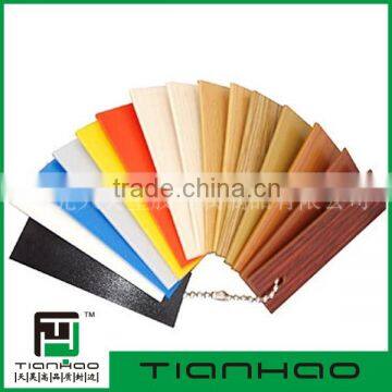 TIANHAO newest style PVC shelf edge strip/PVC edge banding for furniture