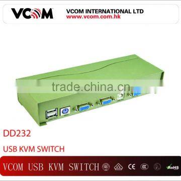 USB KVM Switch auto 1 to 2 ports