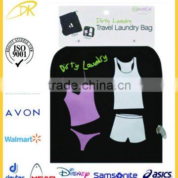 Polyester lingerie Laundry wash bag, folable Dirty Laundry bag for travel