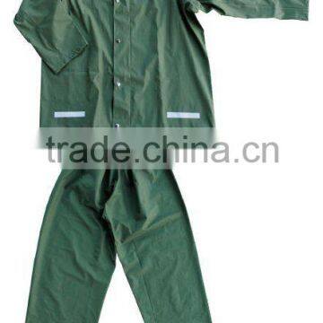 adult pvc rainsuit raincoat