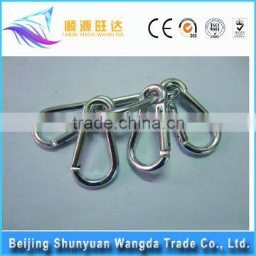 Alibaba top promotion Safe custom round stainless steel carabiner