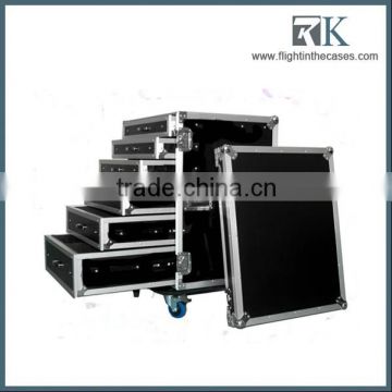 Speaker 12U professional soft rolling makeup case drawers