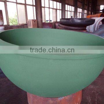 carbon steel flange pressure testing steel hemisphere pipe end cap