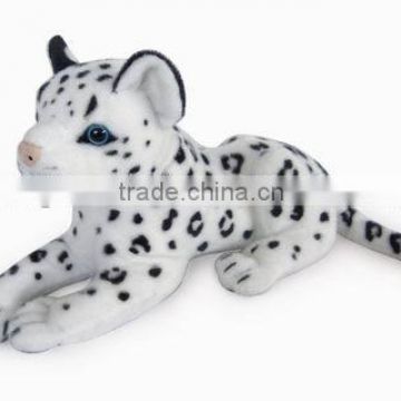 factory wholesale realistic lying snow leopard plush toys stuffed plush jungle animal toy plush snow leopard soft toy