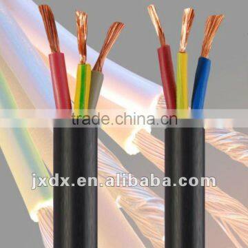 three cores flexible cable 300/500V with high quality copper