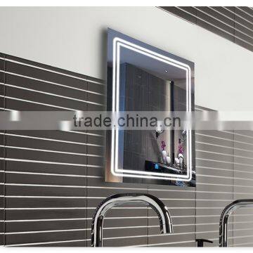 HZ G20 Meeting Similar Styles Smart and Bright Wall Mounted Led Light Backlit Touch Switch Bathroom Mirror