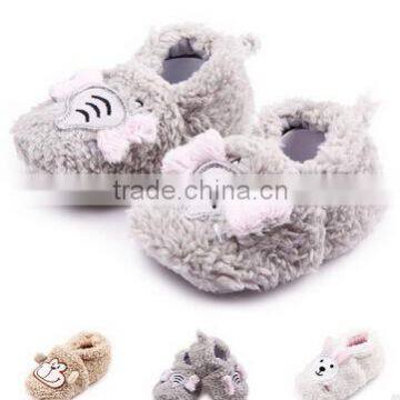 Winter newborn cute animal infant soft baby shoes