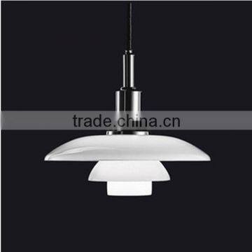 White Glass Metal Pendant Lamp