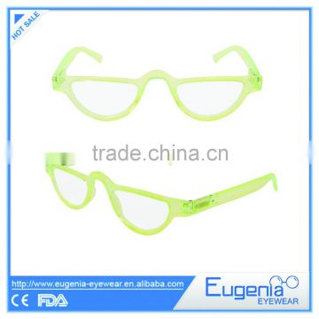 Promotional hot sale high quality reading glasses with spring