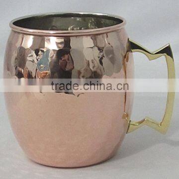 Manufacturer Moscow mule copper mug/Moscow mule copper Mugs /Solid Copper Mug/16 Onz Mug Pure 100% Copper
