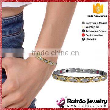 Fashion magnetic Energy balance Bracelet Jewelry Silver stainless steel Bracelet wholesale