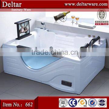 Sanitary Ware Bathtub Price, Claw Foot Coffee Color Bathtub Indoor Bath Tub, Acylic Royal Bathtub