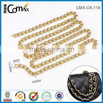 Colored brass jewelry chain for necklace and decoration