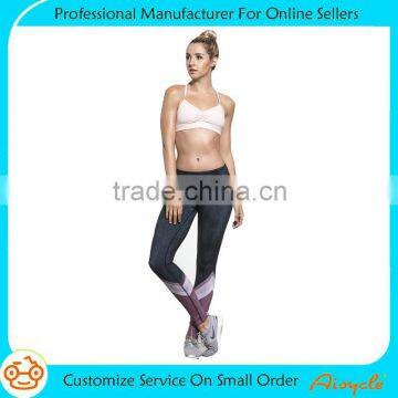 Wholesale sexy custom capri yoga pants of womens