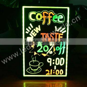 new illuminated LED chalk board