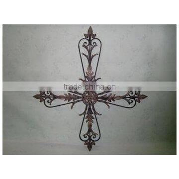 home decor large decorative antique western Christian metal wall crosses