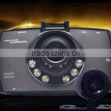 Factory Price Wide Angle 1080 p Cycle Rcording 2 Camera Car Dvr photo-6