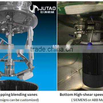 150-3000L Stainless Steel Hydraulic Lifting Vacuum Mixer Homogenizer photo-5