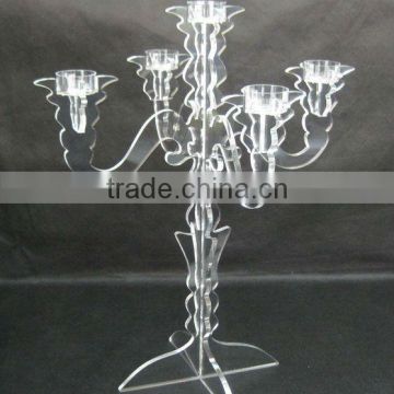 Modern design Acrylic Table candelabras