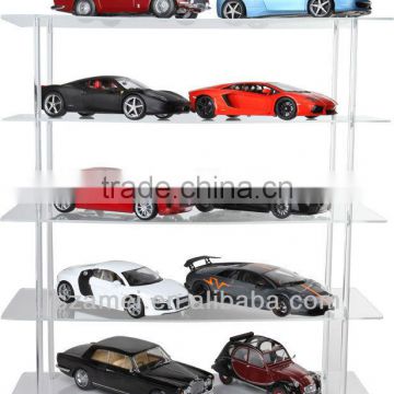 wholesale clear acrylic toy car display shelves