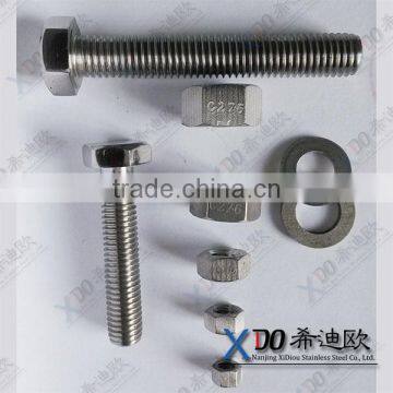 Duplex 2205 (S31803/F51/1.4462) China Hardware Stainless Steel Standard Size Bolt and Nut
