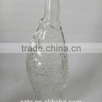 550ml special fish-shaped liquor glass bottle