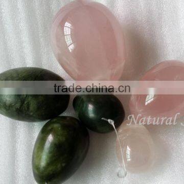 100% Genunie Nephrite Balls Jade Eggs Gemstone Eggs Kegel Eggs Yoni Eggs photo-3