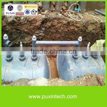 household biogas septic system for sewage treatment