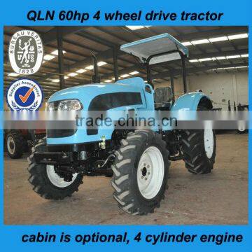 QLN farm Chinese 4 wheel agricultural machinery multifunction mini tractor