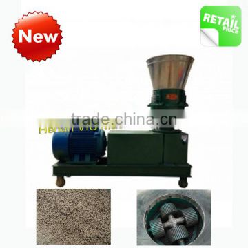 New and good quality CE approved 9KLP-300 feedstuff pellet machine with belt transmission