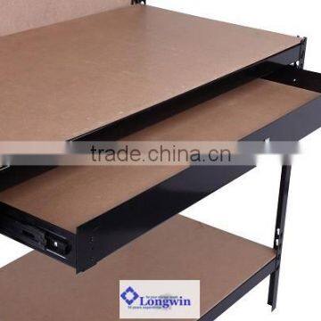 Heavy Duty Workbench Tools Box Steel Stainless Metal Workshop Table With 2 Drawer photo-3