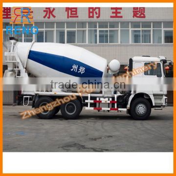 Industrial machinery of concrete mixer truck with concrete mixing drum for sale