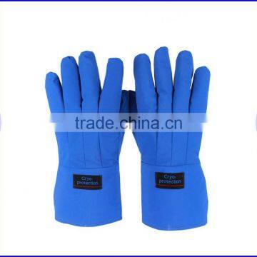 composite material cryogen safety gloves/waterproof liquid nitrogen gloves/breathable cryogenic gloves for liquid nitrogen